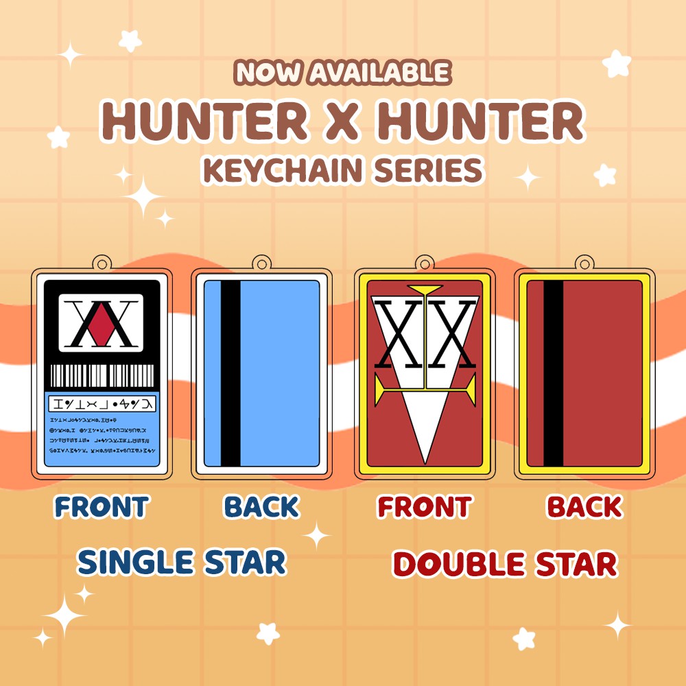 Hunter License Gantungan Kunci Acrylic Keychain - Hunter X Hunter Bakawears