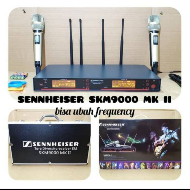 Mic wireles SENNHEISER SKM 9000 MK II mic wireles sennheiser skm9000 mk ll bisa ubah ubah frekwensi