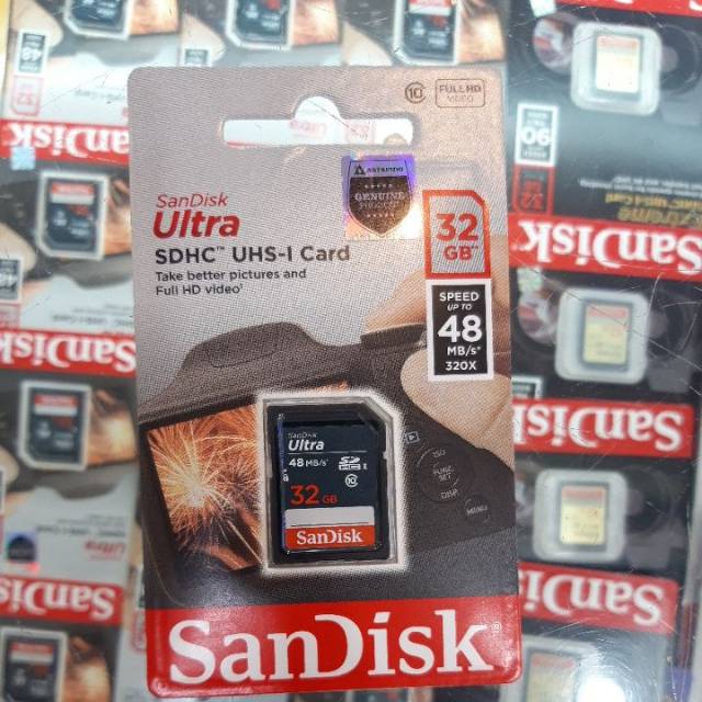 Memory Sandisk 32GB Ultra,Original.Garansi Resmi