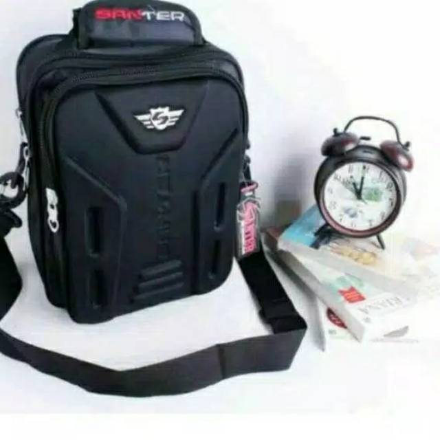 TAS SLEMPANG  SANTER  EMBOSS UK. TAB 10 INCH (VERTIKAL)