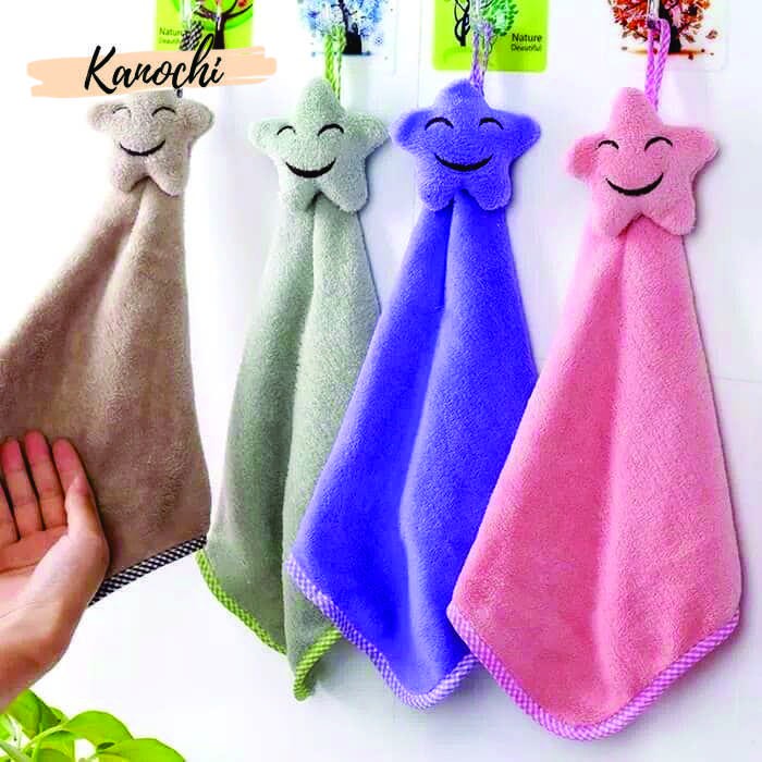 Lap handuk tangan star bintang Star Hand Towel Kain Lap tangan