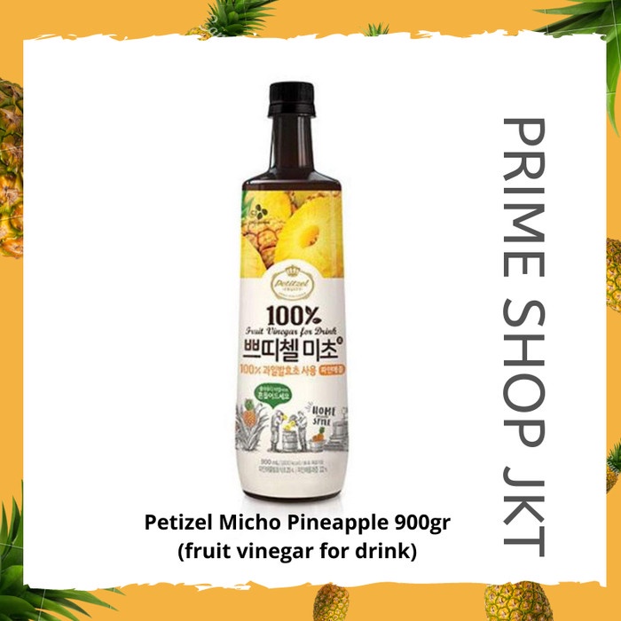 

CJ Petitzel Micho Fruit Vinegar for Drink Pineapple 900ml Sirup Buah