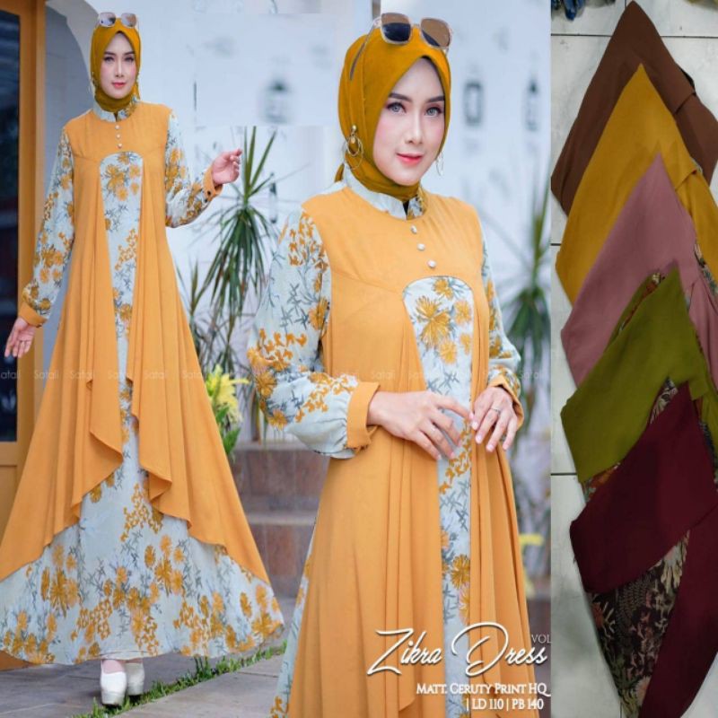 Zikra dress/Gamis ceruty babidol