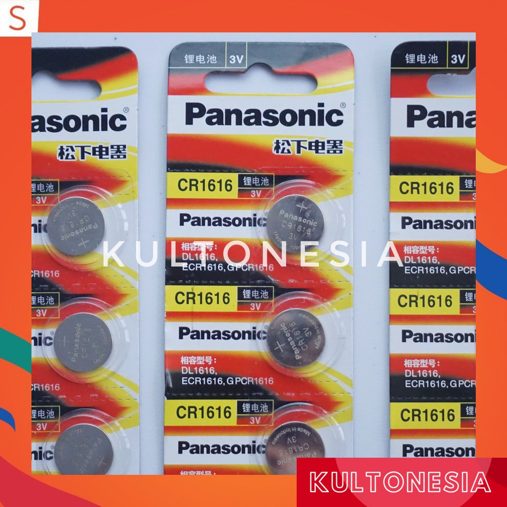 Bateria Panasonic Cr1616 Lithium 3V Original