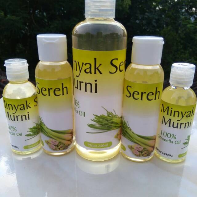 Minyak Sereh Wangi Murni 100 ML 100% Original Citronella Oil - Minyak Atsiri