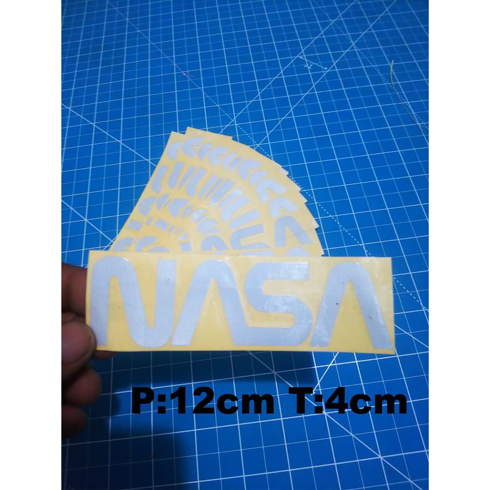 sticker cutting nasa - cutting stiker nasa (A8)