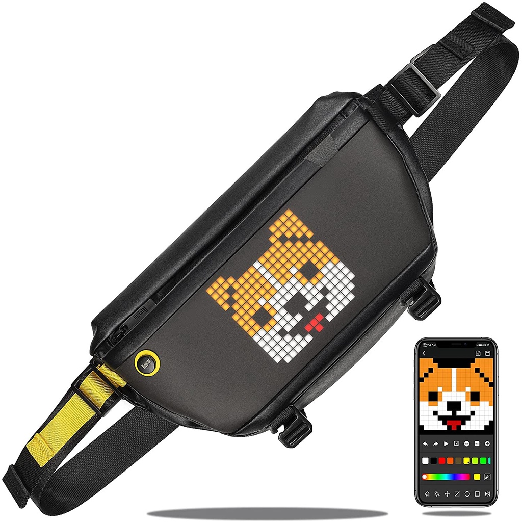 Divoom Pixoo Slingbody Crossbody with LED Pixel Art