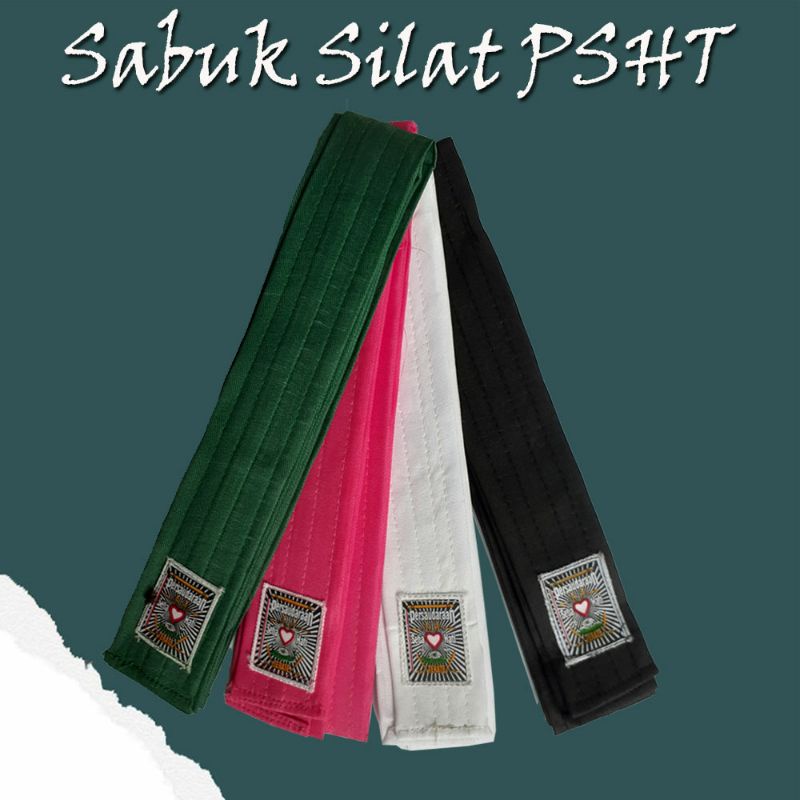 Sabuk Silat Siswa PSHT Bet Kecil Bahan Kain Drill