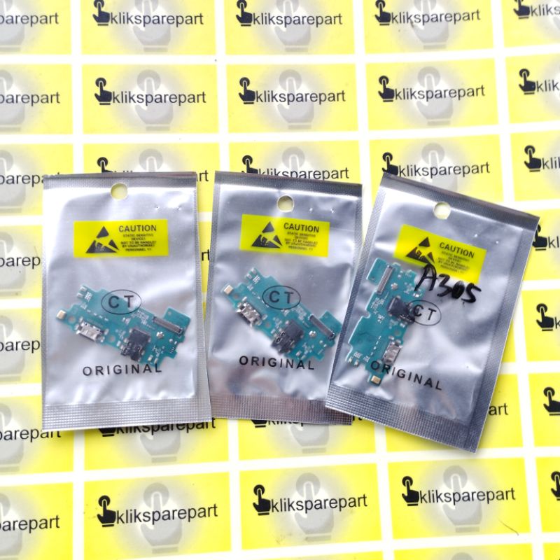 Konektor Charger Samsung A30 2019 A305F Pcb Papan Cas Usb Board Mic