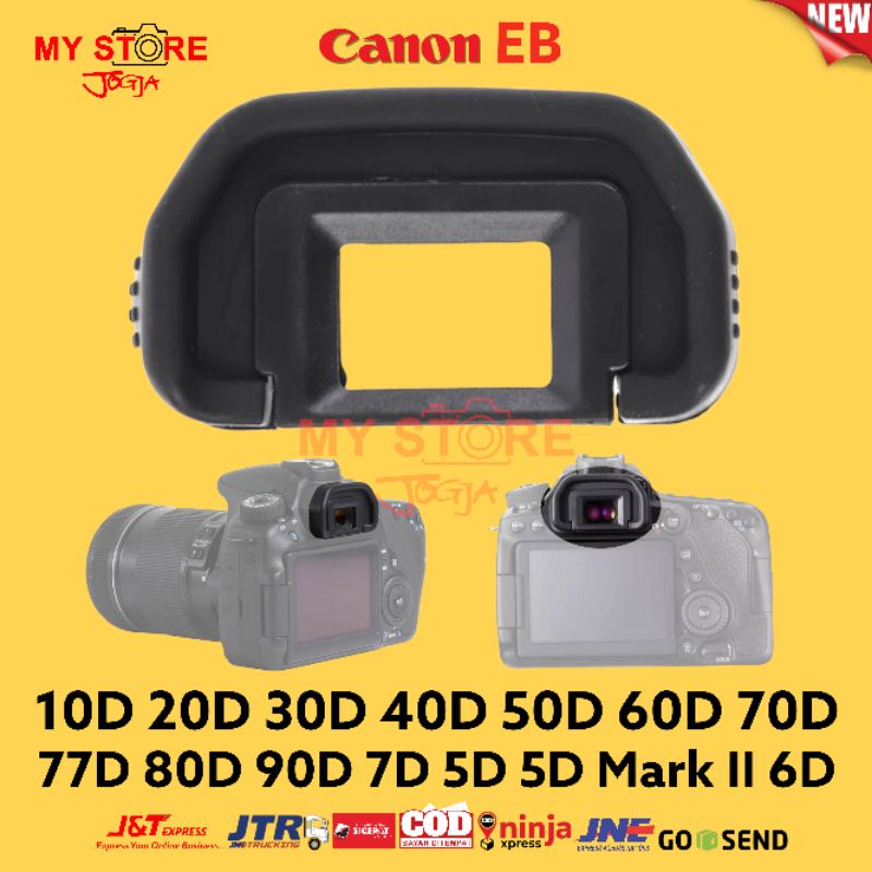 Karet Eye Cup EB Viewfinder Eyecup EB Canon EOS 10D 20D 30D 40D 50D 60D 70D 80D 90D 77D 5D 5D2 6D 6D Mark 2 II