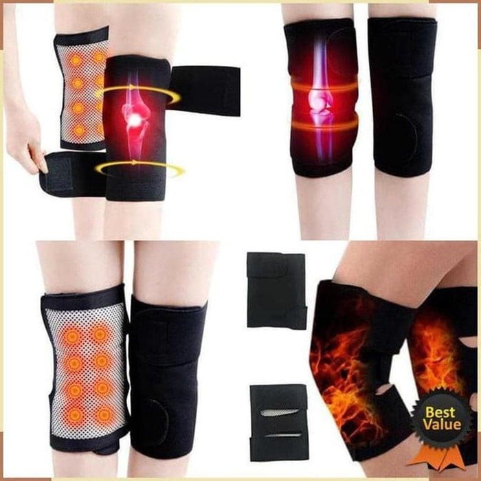 Sabuk Lutut Alat Terapi Nyeri Sendi Deker Koyo Pemanas Turmalin Magnet(M6P4) Alat Terapi Badan Alat 