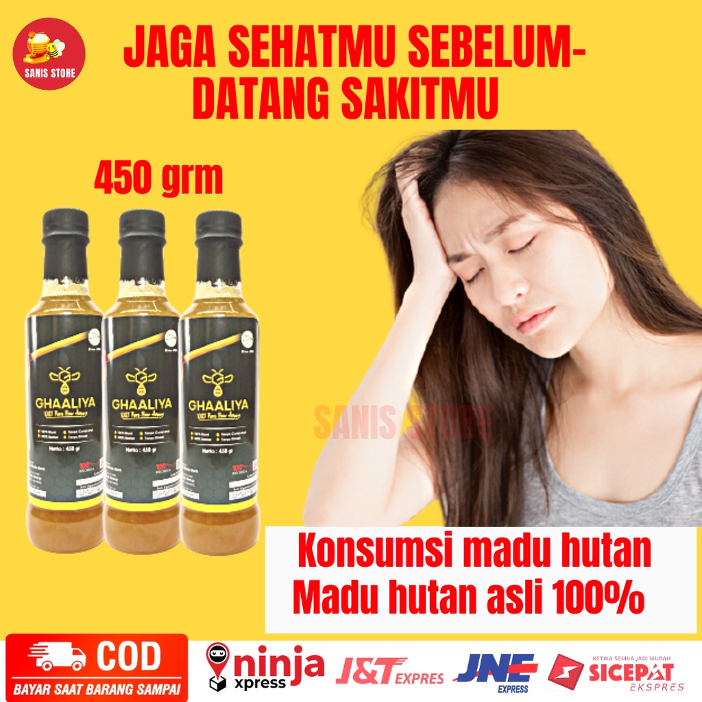 

Madu Hutan Murni Asli 100% Original Alami Tanpa Campuran Suplemen Untuk Meningkatkan Imun Tubuh Pria Dan Wanita/450Gr