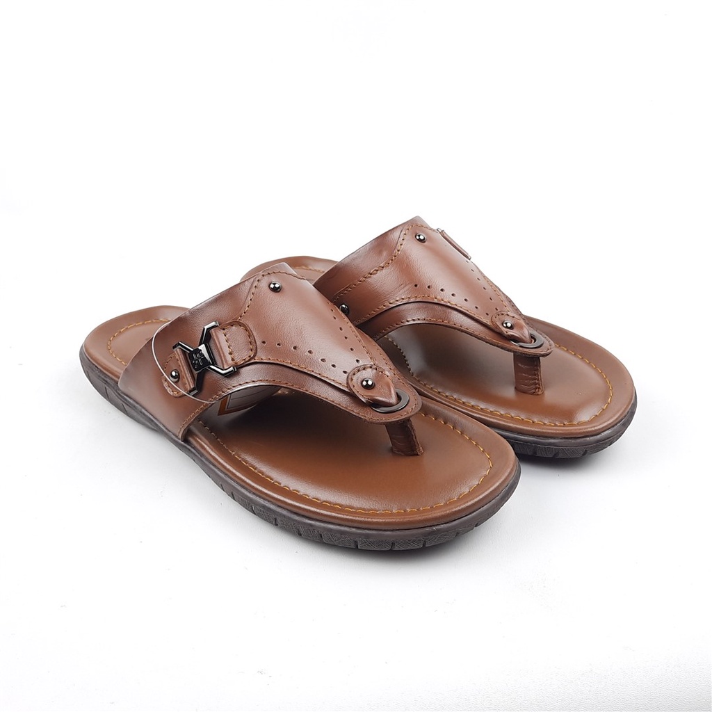 Sandal pria bahan kulit asli keyton Jr.118 39-43