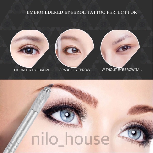 Pen Manual Sulam Alis / Alat Sulam Alis / Pen Manual Sulam Alis Microblading / Pen Sulam Alis