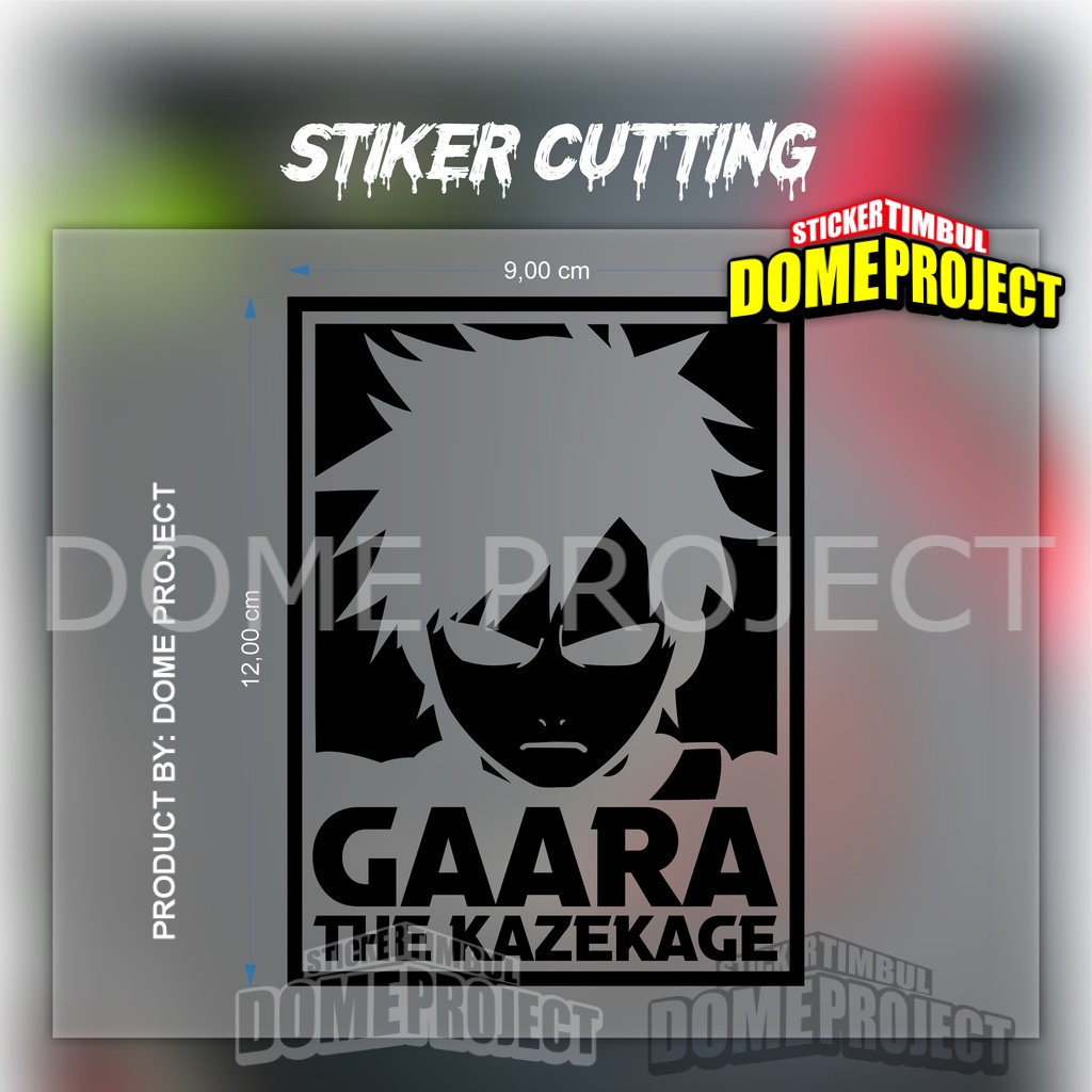 STIKER CUTTING ANIME GAARA THE KAZEKAGE