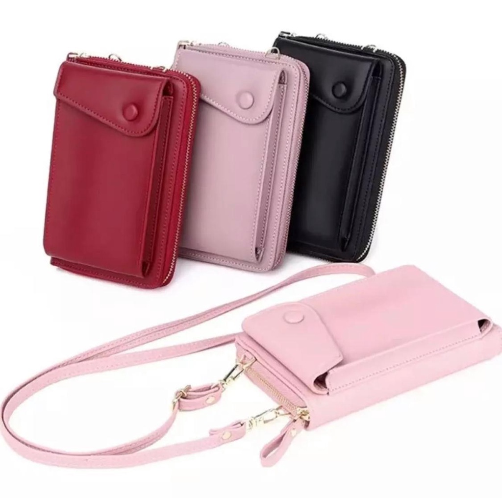 NEW Phone Bag Baby Sling Bag HP wanita KANCING DESY / dompet hp Muat HP Max 7.0” / Tas Dompet HP 2021 Viral Kekinian