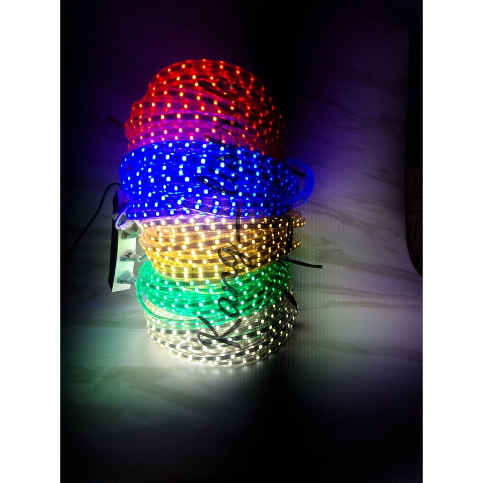 Lampu Led Strip Selang  / Led Selang SMD5050 220V Per 20Meter + socket