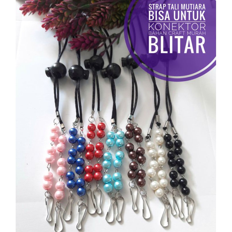 strap tali masker mutiara