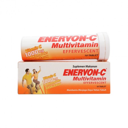 Enervon-C Effervescent 10 Tablet - Multivitamin Daya Tahan Tubuh