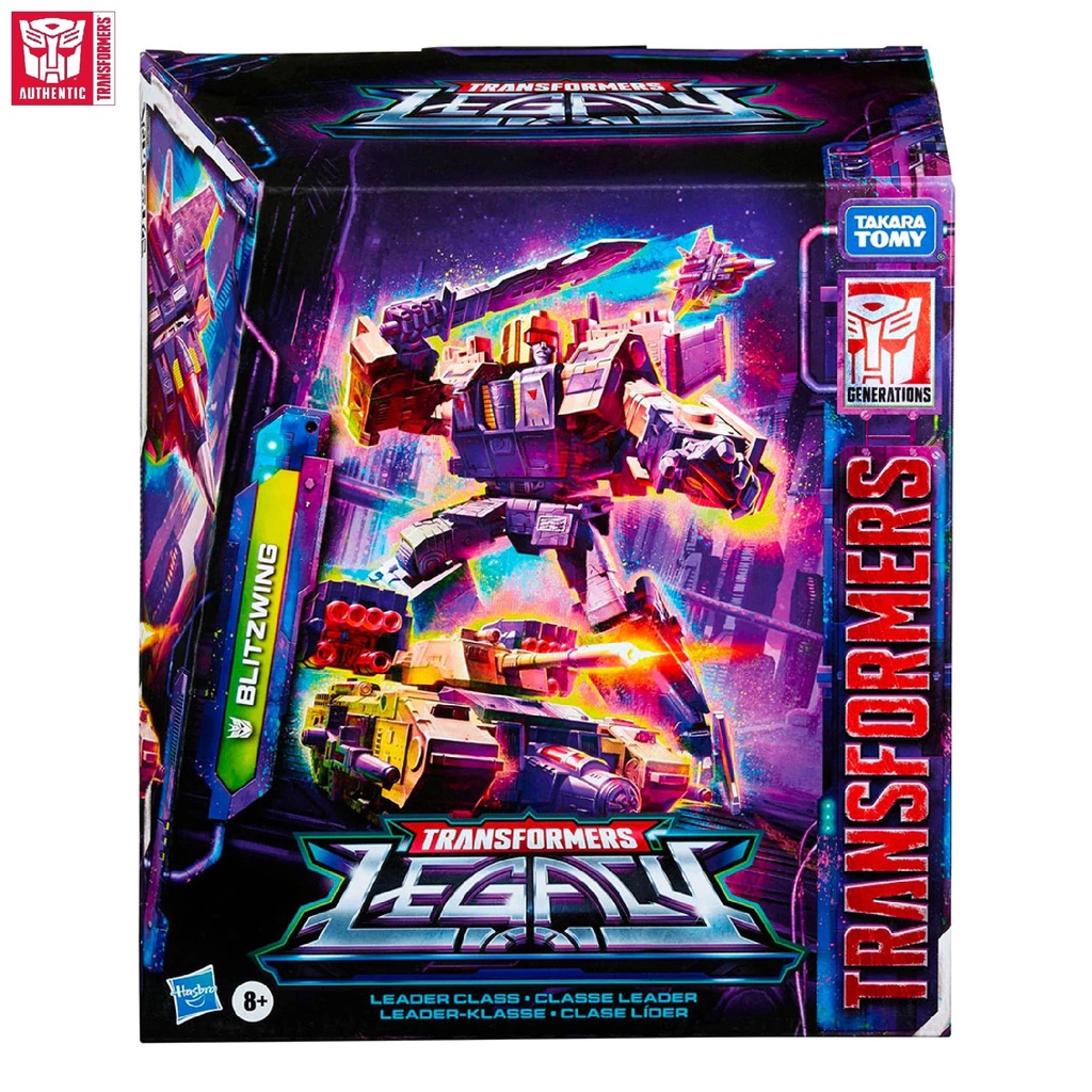 TRANSFORMERS Generations Legacy Leader Blitzwing Triple Changer Action Figure