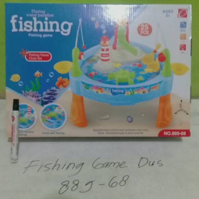 Mainan anak fishing game batre/Fishing game