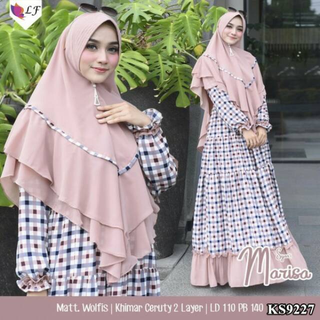 Baju Muslim/Gamis Marisa /Gamis Lebaran/Baju Lebaran/
