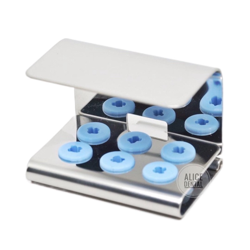 Tip scaler holder tempat kotak box tips ultrasonic scalling skaler dental scaller holder