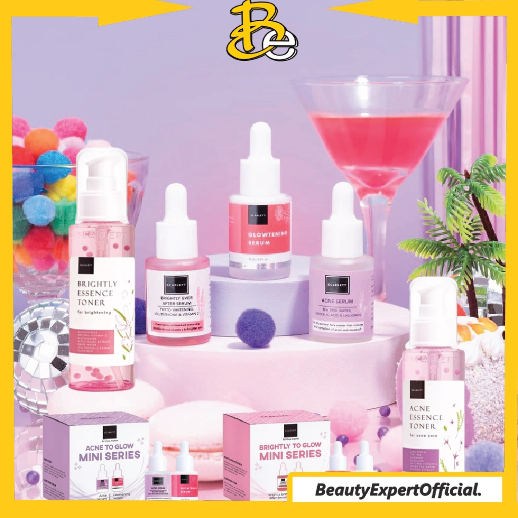 ⭐️ Beauty Expert ⭐️ SCARLETT Serum Essence Toner Series - Acne Brightly Glowtening