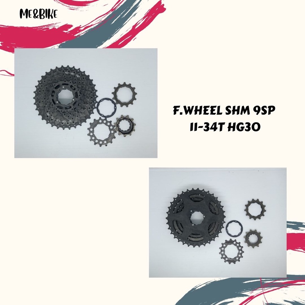 SPROCKET SHIMANO 9 SPEED 11-34T HG30
