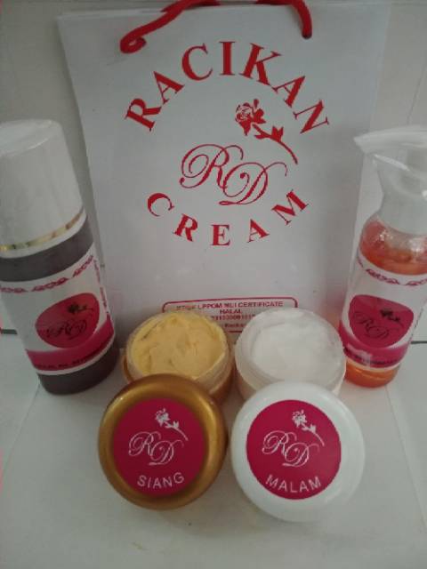 PAKET CREAM RD PUTIH + PAPER BAG RD PUTIH ORIGINAL