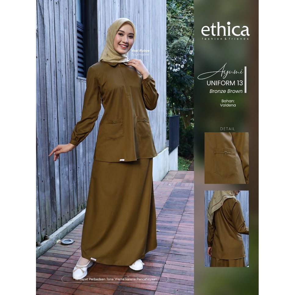 SERAGAM PNS UNIFORM By ETHICA // AYUMI UNIFORM 12 // AYUMI UNIFORM 13 // AYUMI UNIFORM 14 BRONZE BRO