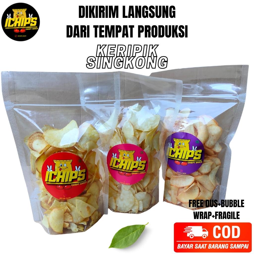

Keripik Singkong Kripik Original Gurih Asin 125 Gram Homemade