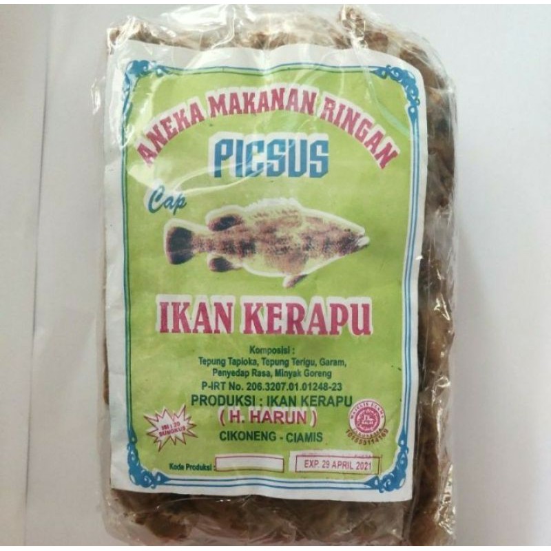 

PICSUS MURAH / PICSUS IKAN KERAPU / GURIH ENAK / MAKANAN RINGAN