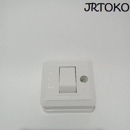 SAKLAR OB SERI PIANO DUTRON DT P6111 SWITCH ON OFF STOP KONTAK ALIRAN LISTRIK DINDING TEMBOK