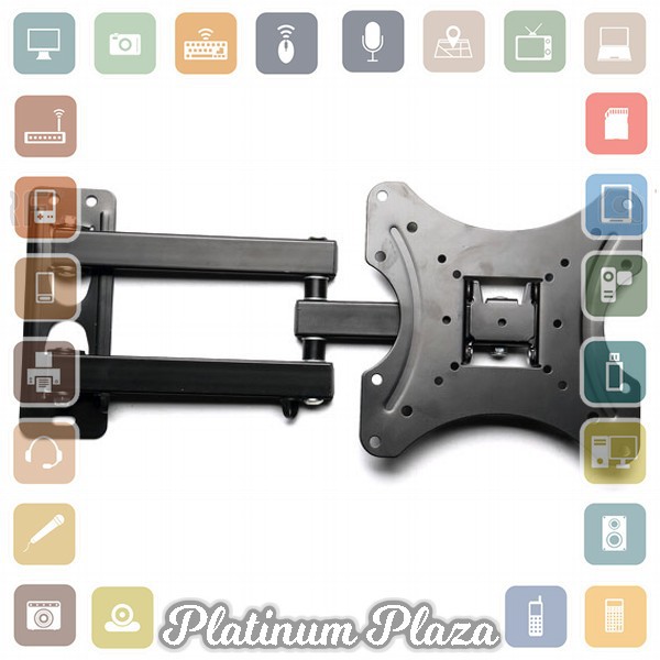 CNXD Telescopic TV Bracket 2.5m 200 x 200 Pitch for 17-42 Inch TV `6FN0CT- Black