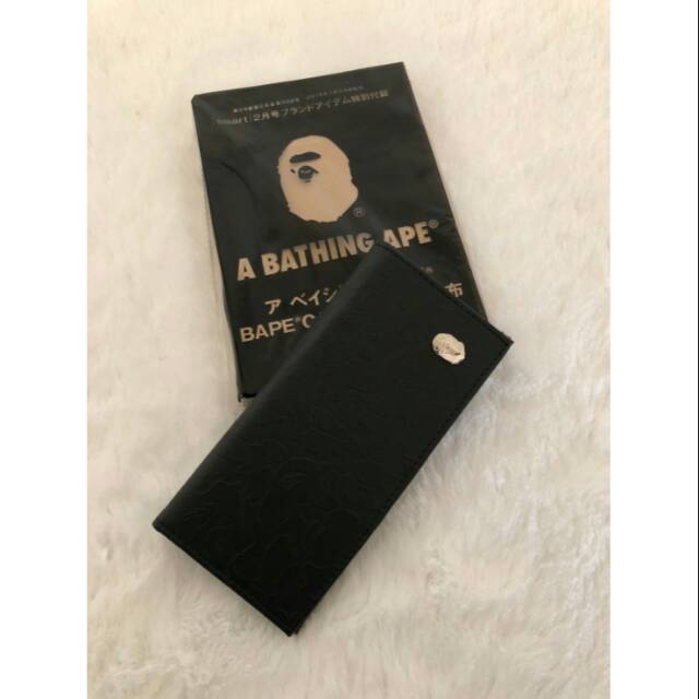 Bape Leather long wallet