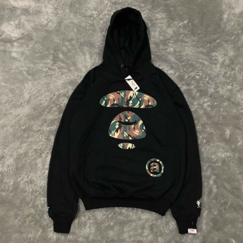 Aape Hoodie 0043 Black&Army