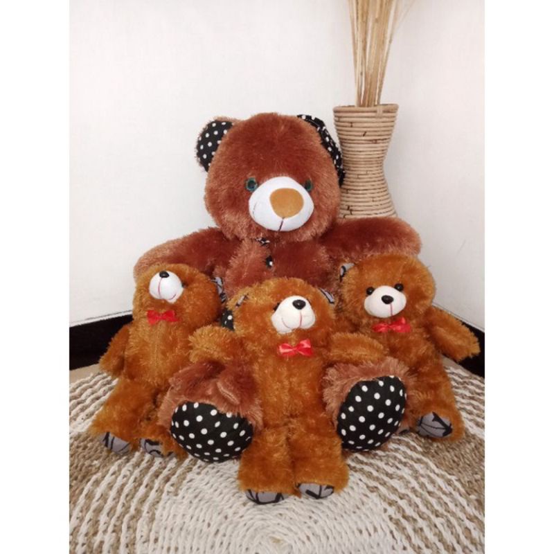 (TERMURAH)teddy bear syal jumbo beranak 3