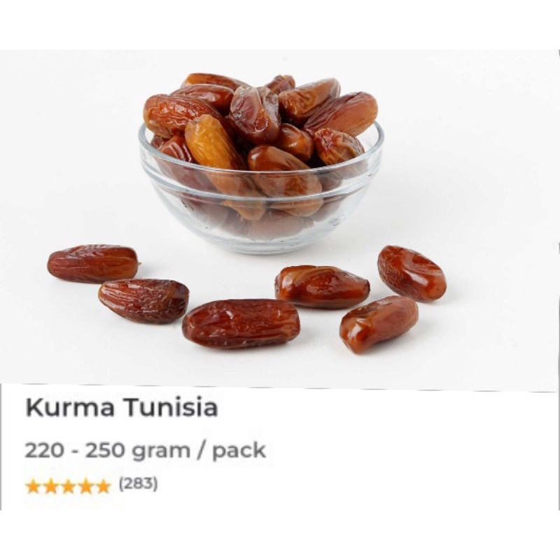 

Kurma Tunisia 220-250 gram