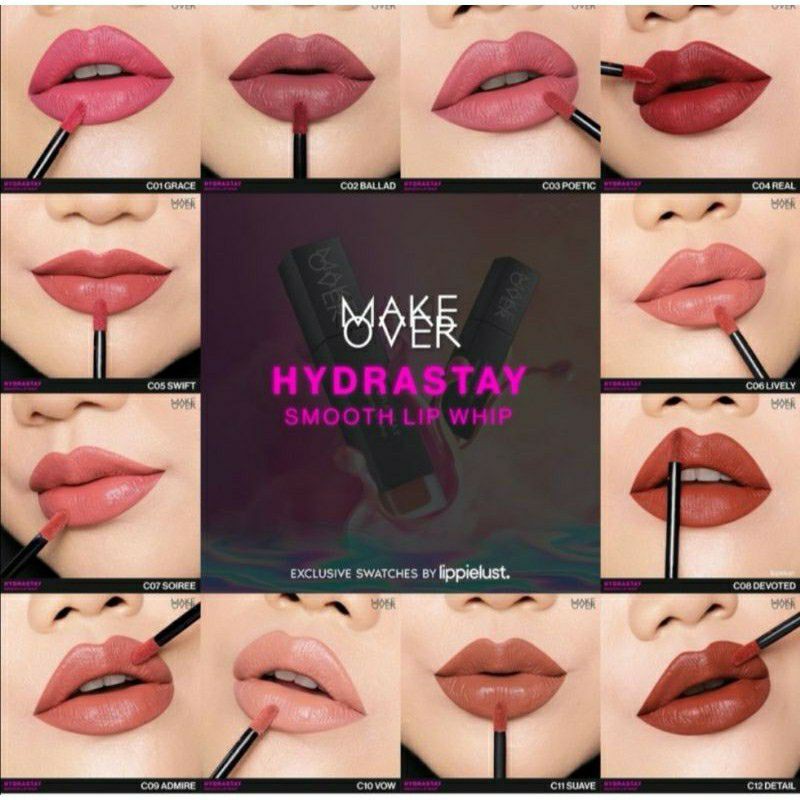 Make Over Hydrastay Lip Whip No. 5 Swift