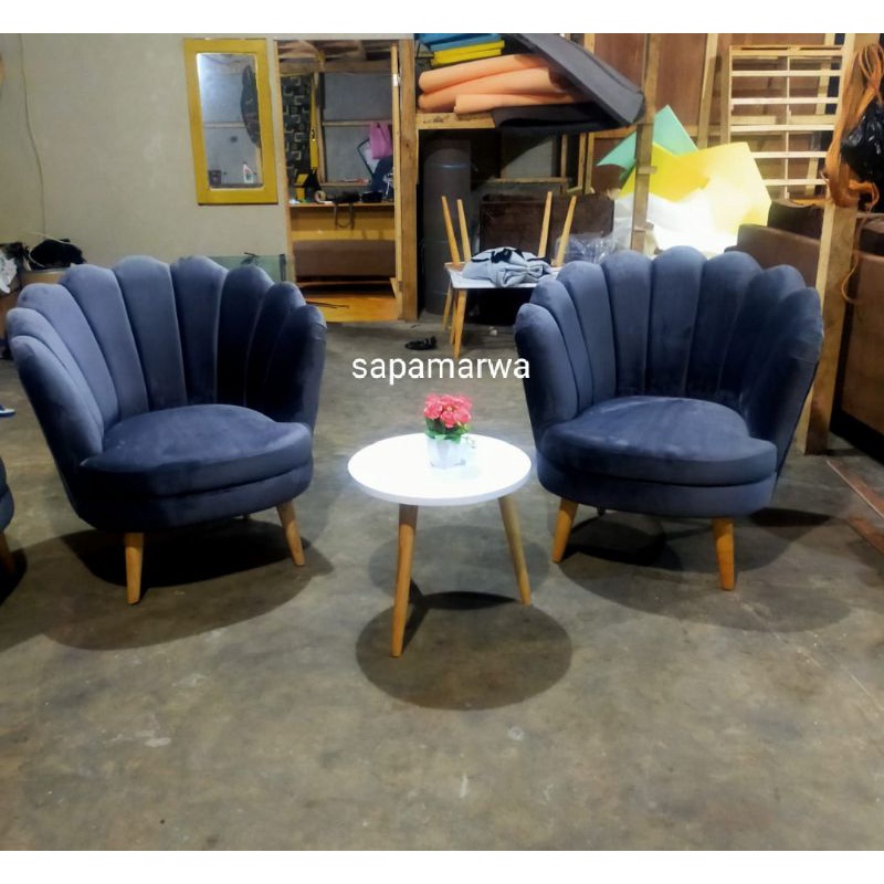 Sofa Kerang 1 seat murah