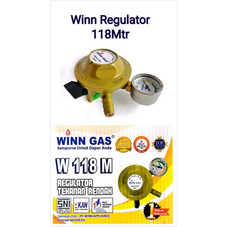 Winn Regulator Tekanan Rendah 118M / 118NM