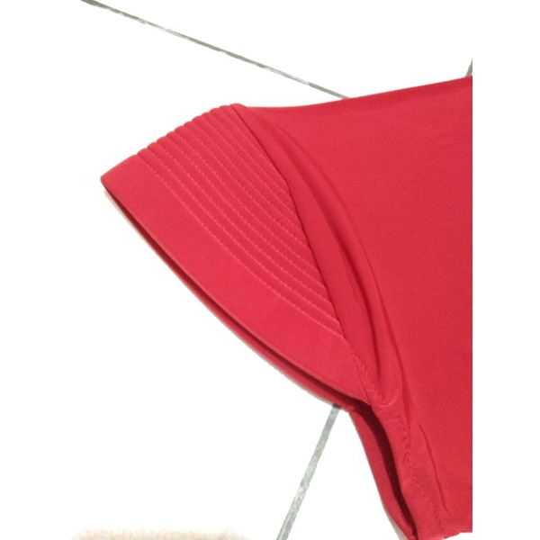 hijab sport/jilbabharian/jilbabinstan/bergo terbaru/hijab sport instan-Merah cabe