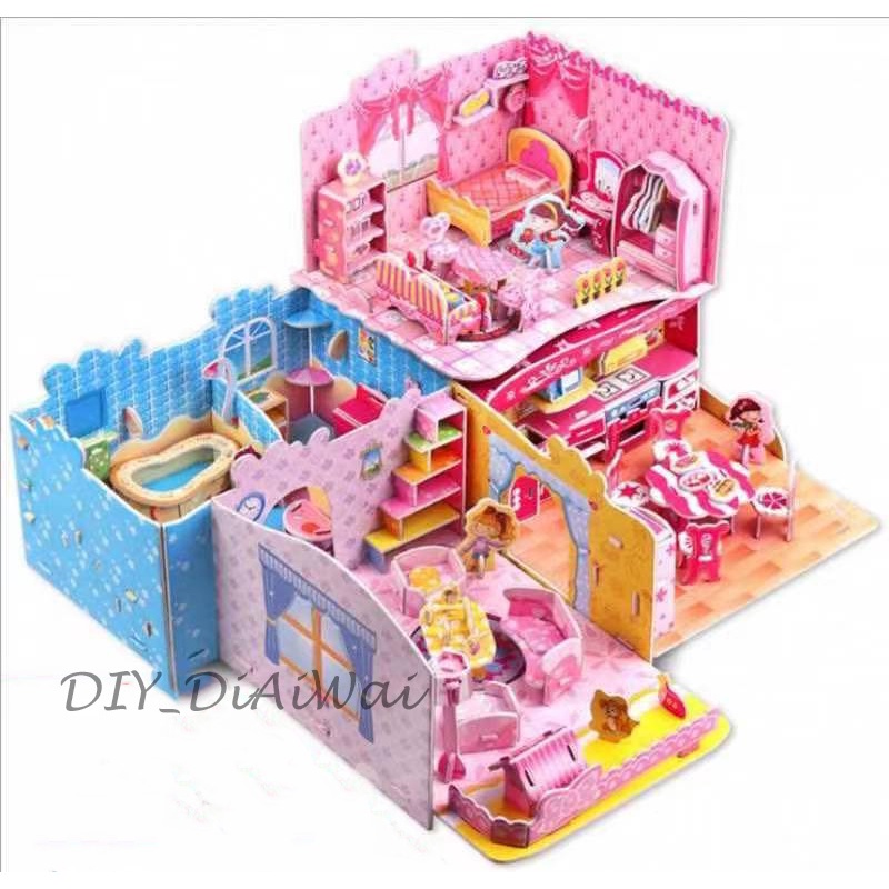 Puzzle 3D FOAM Ukuran Besar BABY KITCHEN-BATHROOM / Mainan edukasi anak