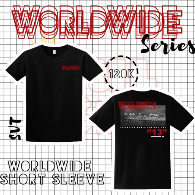 WORLDWIDE T-SHIRT KPOP - Kaos Kpop Kulkit.id