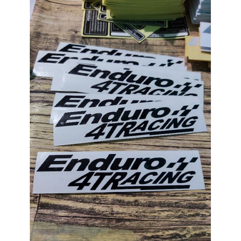 STICKER ENDURO 4TRACING CUTTING