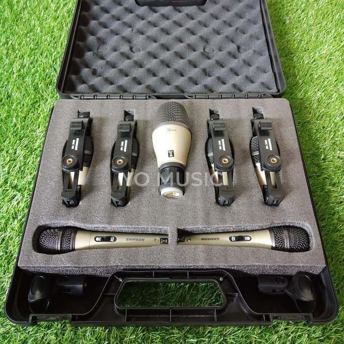Mic Drum Samson Full set with Mounting and Hardcase