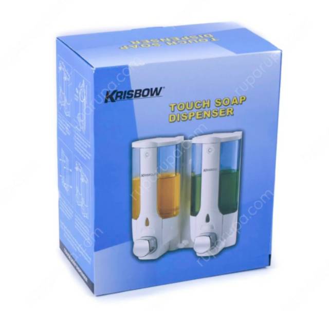 Krisbow Set Dispenser Sabun Cair 380 Ml 2 Pcs