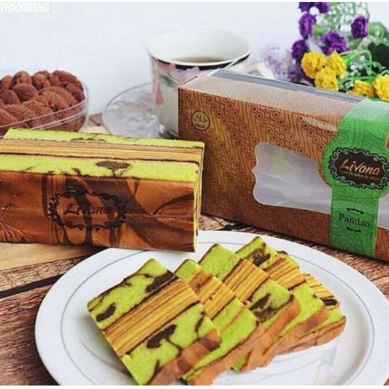 

Spikoe Livana ( Pandan - Brownies Pandan - Batik Pandan - Legit Batik Pandan)