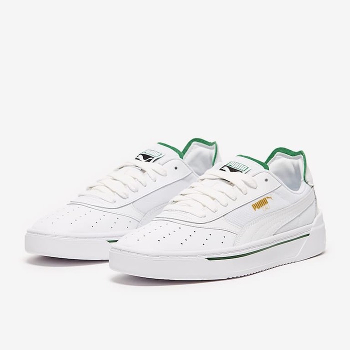 puma white amazon green